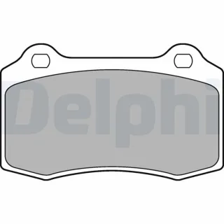 Delphi Bremsbel?ge vorne Citroen Ford Jaguar Peugeot Seat Volvo