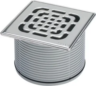 Viega Aufsatz 4922.6 in 150x150mm Kunststoff grau 555511