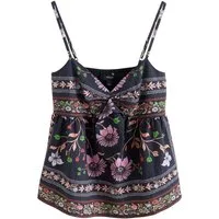 Next Trägertop Cami-Top mit Zierknoten vorne (1-tlg)