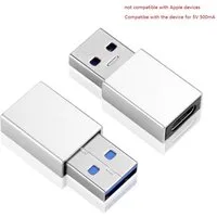 euroharry USB A 3.0 zu USB-C Typ C Laptop Desktop Adapter Konverter Anhänger-Adapter