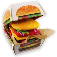 Winkee Freizeitsocken Burger Socken in 41-45 (2 Paare)