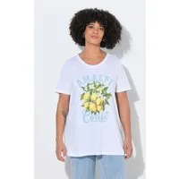 Angel of Style T-Shirt T-Shirt A-Linie Amalfi Zitronen-Motiv Halbarm