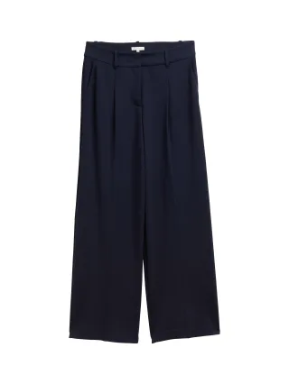 Tom Tailor - TTLEA Wide Leg Hose sky captain blue - Gr. - 32