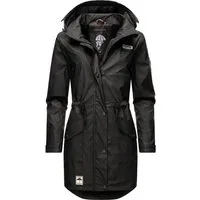 Navahoo Outdoorjacke Deike modischer Damen Outdoor Regenmantel