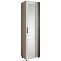 Beautysofa Garderobenschrank mit Tür und Spiegel LIVIA