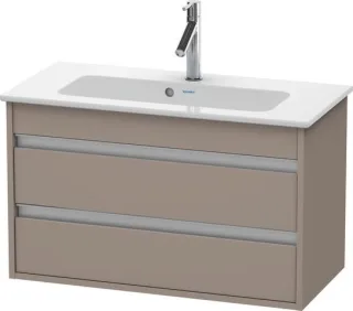 Duravit Ketho Waschtischunterbau wandhängend Basalt Matt 800x385x480 mm - KT645304343 KT645304343