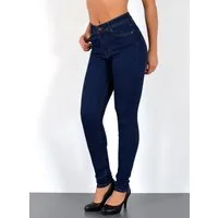 ESRA Skinny-fit-Jeans S800 Damen Jeanshose Skinny Leg High Waist Jeans Stretch