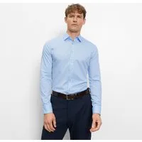 OLYMP Langarmhemd No. Six Businesshemd, super slim, Kentkragen