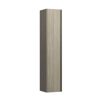 LAUFEN Hochschrank BASE 335x350x1650 1Tür Scharn. li 5 Ablg. Griff alu schwarz ulme hell, H403033110 H4030331102621