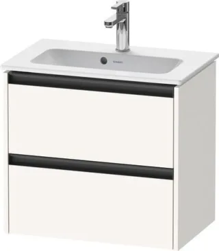 Duravit Ketho.2 Waschtischunterbau wandhängend Weiß Supermatt 610x390x549 mm - K25255084840000 K25255084840000