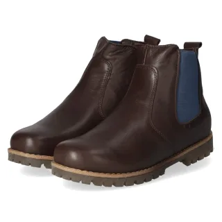 Andrea Conti Chelsea Boots - Gr. 38 - Braun - Glattleder