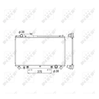 NRF Motork?hler gel?tet Lexus Ls 53584