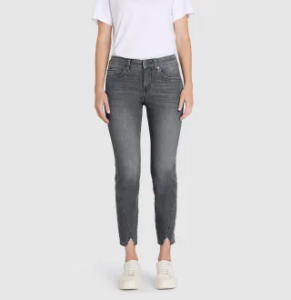 MAC - MAC JEANS - DEJA, Authentic Stretch Denim grau - Gr. - 40