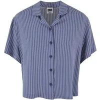URBAN CLASSICS Kurzarmshirt Urban Classics Damen Ladies Resort Shirt (1-tlg)