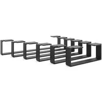HEVVA Möbelfuß Möbelfüße LUXEMBURG - 7 Größen 20-50 cm - Kommodenbeine, Schrankfüße, (Set-Option: Sie können entweder 1 Stück oder ein Set von 2 Stück kaufen)
