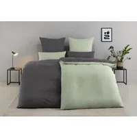 OTTO home Wendebettwäsche Desner2 100% Microfaser, extra weich, allergikerfreundlich, Microfaser, 3 teilig, Premium Qualität, uni, schnell trocknend, pflegeleicht, ab 135x200 cm