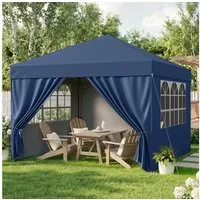 HawthyHome Faltpavillon 3x3m wasserdicht UV50+ höhenverstellbar mit 4 Seitenteilen, Beige, Schneller Aufbau, Wasserdicht & UV50+​, Komplettes Set, 3 Höhenstufen
