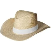 elasto Schirmmütze Strohhut 'Texas' Unisex Sonnenhut für Damen und Herren