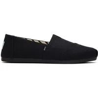 TOMS Alpargata aus Heritage-Canvas Schwarz Hausschuh