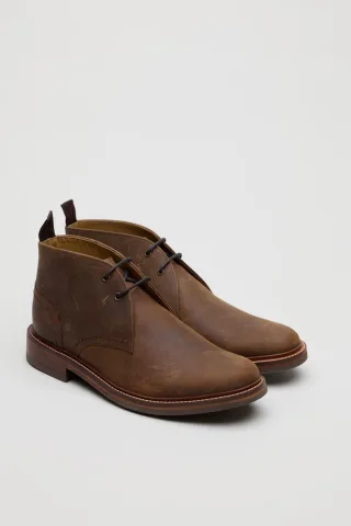 Chapman & Moore Country Chukka Öl-Leder Herren Tan Stiefel