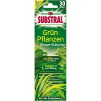 Substral Pflanzenstärkungsmittel Substral Dünger-Stäbchen für Grünpflanzen mit Eisen-Plus 30 Stück
