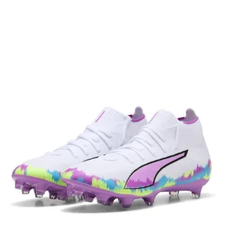 Puma - "Ultra Match+" Fußballschuhe mit festem Boden für Damen (Weiß/Violett)