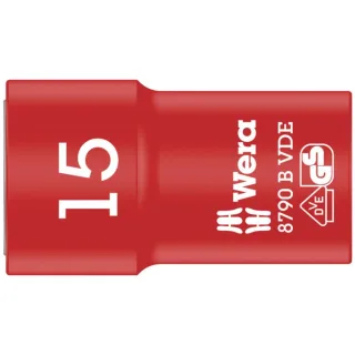 Wera 8790 B VDE Zyklop-Steckschlüsseleinsatz, isoliert, mit 3/8"-Antrieb - 05004959001