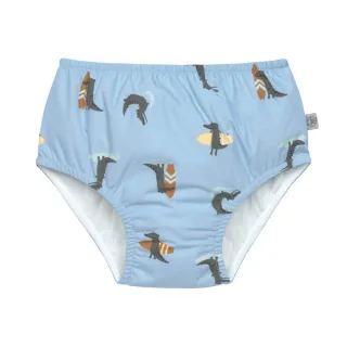 Lässig UV Schutz 60 Schwimmwindel Crocodile sky blue