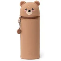 Legami Federmäppchen LEGAMI Federmäppchen und Stiftehalter 2-IN-1 Motiv TEDDY BÄR KAWAII