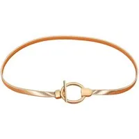Zaewry Taillengürtel Frauen Dünner elastischer Gürtel für Kleider, Dünne Retro Stretch Taille Gürtel mit goldener Schnalle