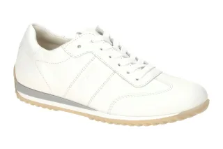 Paul Green 5300-07 Classic Sneaker Halbschuhe wei? transparent grau Echtleder