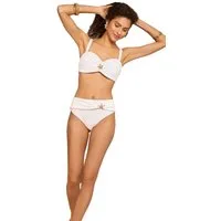 Love & Roses Bikini-Hose Love & Roses bauchformende Hochbund-Bikinihose (1-St)
