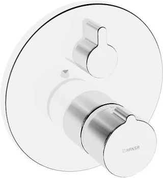 Hansa Funktionseinheit mit Dekorset Thermostat Wanenbatterie Hansahome 8862 chrom, 88623045 88623045