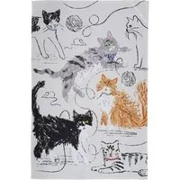 Ulster Weavers Geschirrtuch Feline Friends, (Set, 1-tlg., Set), perfekte Ergänzung für Ihre Küche, 100% Baumwolle, 48x74 cm