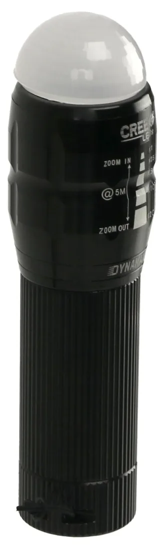LED-Taschenlampe, WK502, Alu schwarz, 5 W, CREE LED