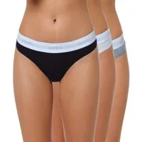 Yenita® String Modern-Sports-Collection (3-St) in angenehmer Baumwoll-Stretchqualität