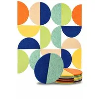 Agger Pinnwand 12 Stück Filz Pinnwand Selbstklebend 30x15cm - Dekorative Pinnwand, (12-tlg), Moderne Pinnwand Ohne Bohren für Büros, Schulen, Kinderzimmer