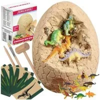 KRUZZEL Spielwelt Dinosauriereier Ausgrabung, (Spar-Set, 1-tlg., interaktiv), Tauchen Sie das Ei einfach in warmes Wasser