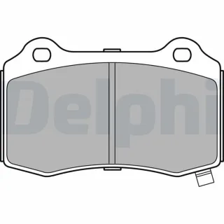 Delphi Bremsbel?ge hinten Hyundai Genesis