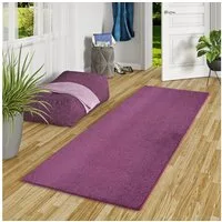 Snapstyle Läufer Hochflor Velours Läufer Teppich Luna, Rechteckig, Höhe: 16 mm