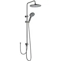 SCHÖNER WOHNEN-Kollektion Duschsystem BIELLA, Höhe 118 cm, Industrial, Duschstange mit Regendusche