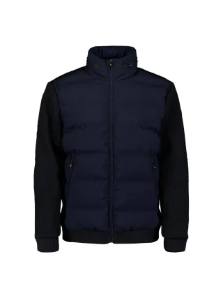 No Excess - Jacket Short Fit Sealed Knitted Mix Dark Night - Gr. - S