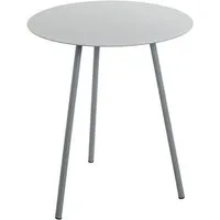 HAKU Beistelltisch Beistelltisch grau - Sofatisch Metall - H 45 x Ø 40 cm (1xBeistelltisch, Dekotisch - kleiner Tisch), Beistelltisch aus Metall, Sofatisch, Wohnzimmertisch