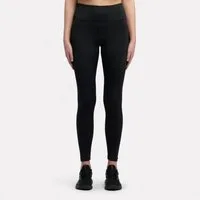 Reebok Leggings CORE HIGH RISE LEGGINGS glatte Oberfläche, aus Polyester und Elasthan, schlanke Silhouette