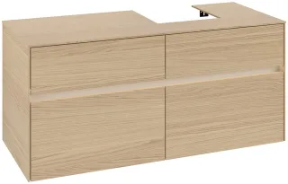 Villeroy & Boch Waschtischunterschrank Collaro C099B0 1200x548x500mm mit Beleuchtung Nordic Oak C099B0VJ