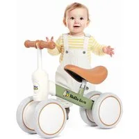 H.yeed Laufrad Kinder Laufrad ab 1 Jahr, Spielzeug für 12-36 Monate Baby, Baby Laufrad mit 4 Rädern, Geburtstag Geschenk
