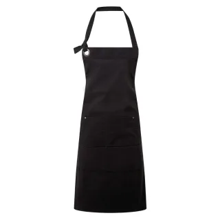 Premier Calibre Taschenschürze aus schwerem Canvas (Schwarz)