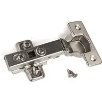 SO-TECH® Türbeschlag Topfband T45 / T52, Eckanschlag, mit Dämpfer + Kreuzplatte (1 St), Scharnier Scharniere Topfscharniere