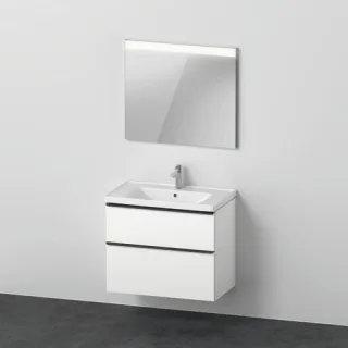 Duravit D-Neo Möbelwaschtisch mit Waschtischunterbau und Spiegel 800x480x2000 mm - DE011301818 DE011301818