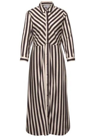 Street One - Hemdblusenkleid beige - Gr. - 36
